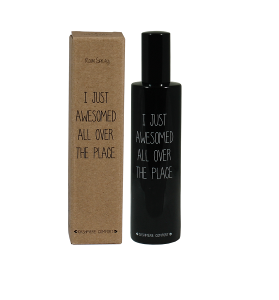 Raumparfum schwarz „JUST AWESOMED ALL OVER THE PLACE“
