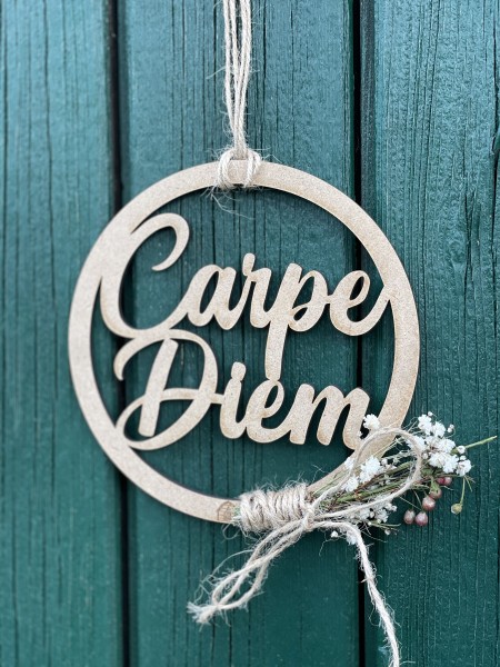 CARPE DIEM - Ring 15cm mit Dekor